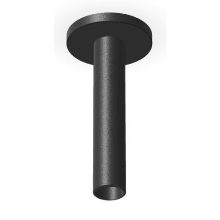 BRIM BRACCIO DOCCIA A SOFFITTO 130MM NERO OPACO GOFFRATO