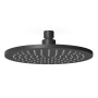BRIM SOFFIONE A GETTO FISSO Ø200MM NERO OPACO GOFFRATO