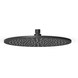 BRIM SOFFIONE A GETTO FISSO Ø300MM NERO OPACO GOFFRATO