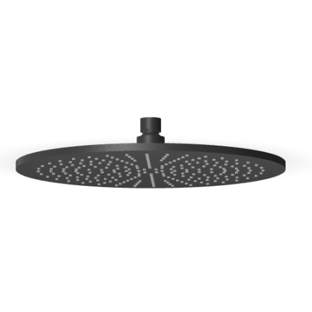BRIM SOFFIONE A GETTO FISSO Ø300MM NERO OPACO GOFFRATO