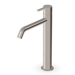 GILL MISCELATORE LAVABO ALTO S/SCARICO NICKEL SPAZZOLATO