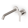 GILL BUILT-IN BASIN MIXER 175MM BRUSHED NICKEL