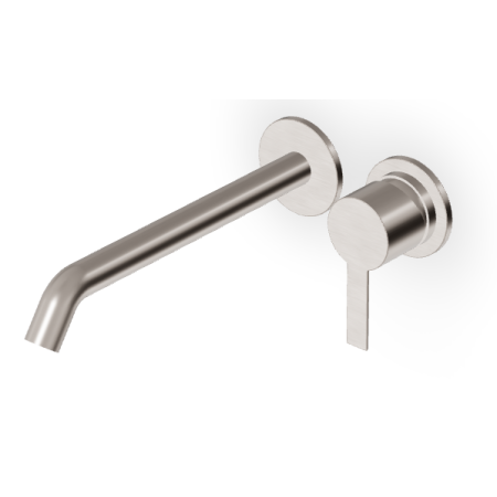 GILL MISCELATORE LAVABO A INCASSO 220MM NICKEL SPAZZOLATO