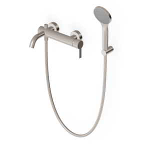 GILL MISCELATORE VASCA-DOCCIA C/DEVIATORE NICKEL SPAZZOLATO