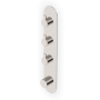 GILL TERMOSTATICO DOCCIA C/ 3 RUB. ARRESTO NICKEL SPAZZOLATO