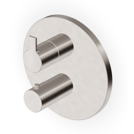 GILL TERMOSTATICO DOCCIA C/RUB. D'ARRESTO NICKEL SPAZZOLATO