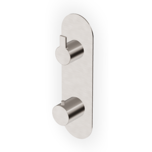 GILL TERMOSTATICO DOCCIA C/DEVIATORE 2/3 VIE NICKEL SPAZZOLATO