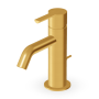 GILL MISCELATORE LAVABO C/SCARICO ORO SPAZZOLATO