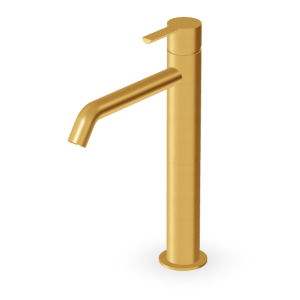 GILL HIGH BASIN MIXER WITHOUT DRAIN BRUSHED GOLD