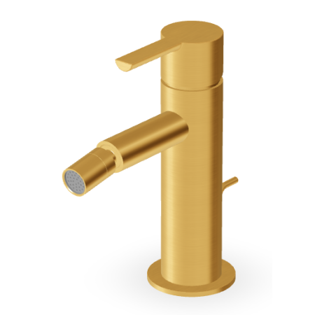 GILL BIDET MIXER WITH DRAIN BRUSHED GOLD