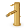 GILL BIDET MIXER WITH DRAIN BRUSHED GOLD