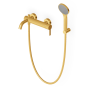 GILL BATHTUB-SHOWER MIXER WITH DIVERTER BRUSHED GOLD