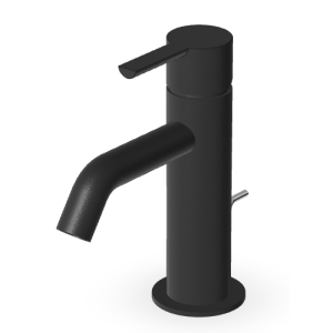 GILL BLACK MATT EMBOSSED BASIN MIXER WITH WASTE