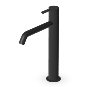 GILL HIGH BASIN MIXER WITHOUT DRAIN MATTE EMBOSSED BLACK