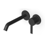 GILL MISCELATORE LAVABO A INCASSO 175MM NERO OPACO GOFFRATO