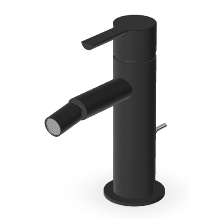 GILL BIDET MIXER WITH DRAIN MATTE BLACK EMBOSSED