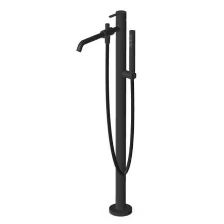GILL MISCELATORE VASCA FREESTANDING NERO OPACO GOFFRATO