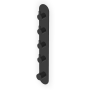GILL TERMOSTATICO DOCCIA C/ 4 RUB. ARRESTO NERO OPACO GOFFRATO