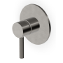 PAN MISCELATORE DOCCIA S/DEVIATORE METAL BLACK BRUSHED