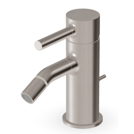 PAN BIDET MIXER WITH DRAIN BRUSHED NICKEL