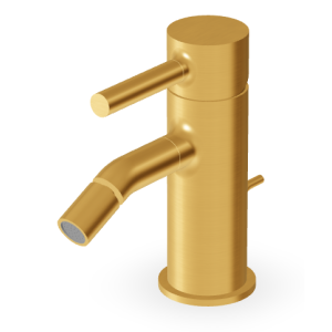 PAN MISCELATORE BIDET C/ SCARICO ORO SPAZZOLATO