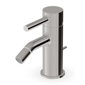 PAN MISCELATORE BIDET C/ SCARICO NICKEL