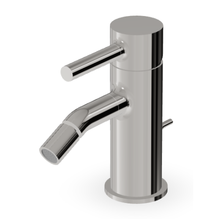 PAN MISCELATORE BIDET C/ SCARICO NICKEL