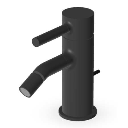 PAN BIDET MIXER WITH BLACK MATTE DRAIN