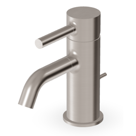 PAN MIXER TAP WITH DRAIN BRUSHED NICKEL