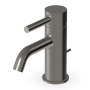 PAN MIXER TAP WITH DRAIN METAL BRUSHED BLACK