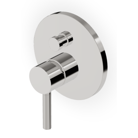 SHOWER MIXER TAP WITH NICKEL DIVERTER