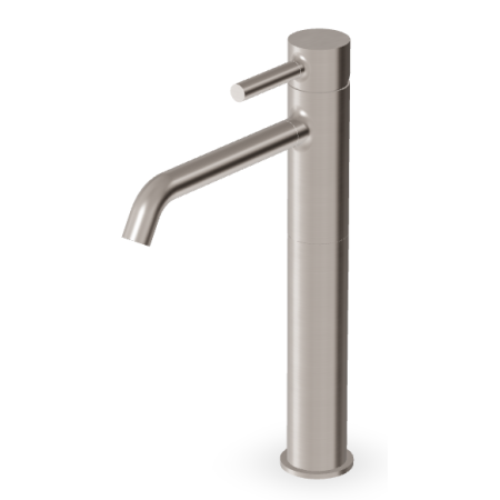 PAN MISCELATORE LAVABO PROLUNGATO S/SCARICO NICKEL SPAZZOLATO