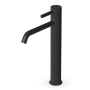 PAN MISCELATORE LAVABO PROLUNGATO S/SCARICO NERO OPACO GOFFRATO