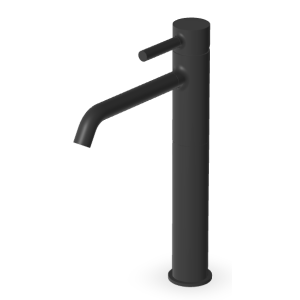 PAN MISCELATORE LAVABO PROLUNGATO S/SCARICO NERO OPACO