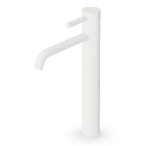 PAN MISCELATORE LAVABO PROLUNGATO S/SCARICO BIANCO OPACO GOFFRATO