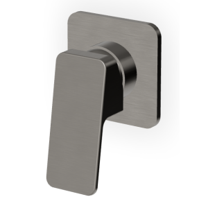 JINGLE MISCELATORE DOCCIA S/DEVIATORE METAL BLACK SPAZZOLATO
