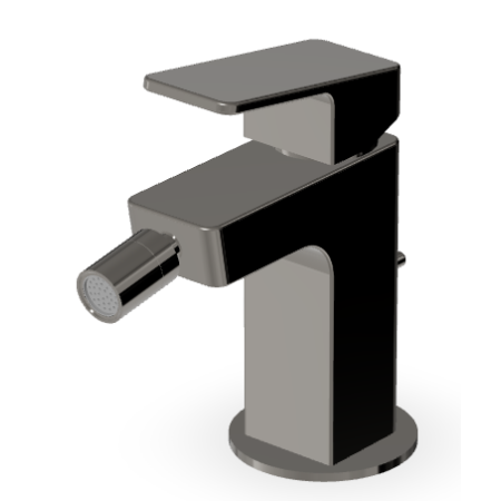 JINGLE MISCELATORE BIDET C/SCARICO METAL BLACK