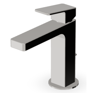 JINGLE MISCELATORE LAVABO C/SCARICO NICKEL