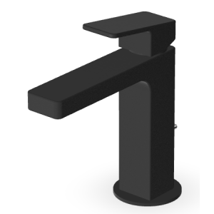JINGLE MISCELATORE LAVABO C/SCARICO NERO OPACO GOFFRATO