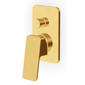 JINGLE MISCELATORE DOCCIA C/DEVIATORE ORO SPAZZOLATO