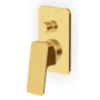JINGLE MISCELATORE DOCCIA C/DEVIATORE ORO SPAZZOLATO
