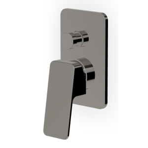 JINGLE SHOWER MIXER WITH DIVERTER METAL BLACK