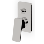 JINGLE MISCELATORE DOCCIA C/DEVIATORE NICKEL