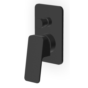 JINGLE MISCELATORE DOCCIA C/DEVIATORE NERO OPACO GOFFRATO
