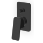 JINGLE MISCELATORE DOCCIA C/DEVIATORE NERO OPACO GOFFRATO
