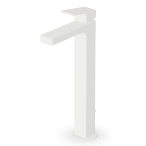 JINGLE MISCELATORE LAVABO PROLUNGATO C/SCARICO BIANCO OPACO GOFFRATO