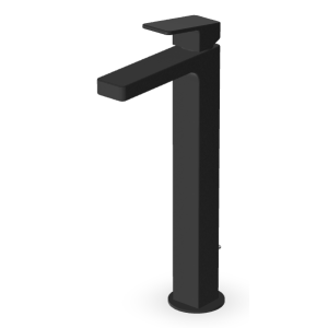 JINGLE MISCELATORE LAVABO PROLUNGATO C/SCARICO NERO OPACO GOFFRATO