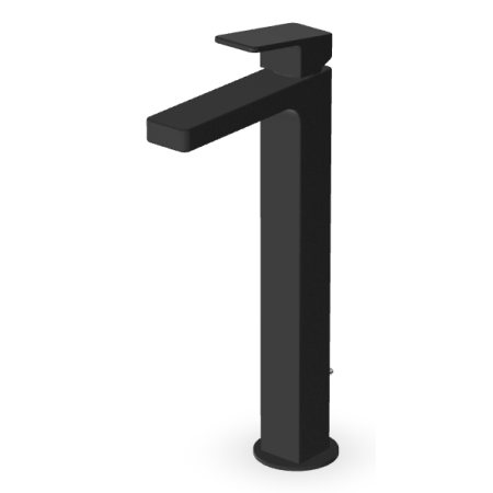 JINGLE MISCELATORE LAVABO PROLUNGATO C/SCARICO NERO OPACO GOFFRATO