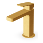 JINGLE MISCELATORE LAVABO S/SCARICO ORO SPAZZOLATO