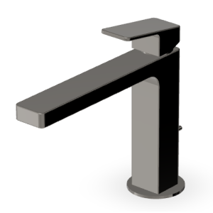 JINGLE BASIN MIXER WITH DRAIN METAL BLACK